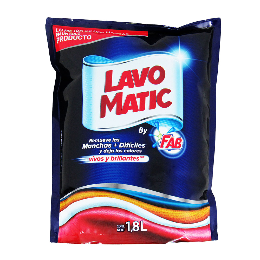 Detergente Líquido Lavomatic Doypack 1800Ml
