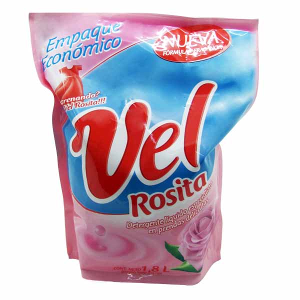 Detergente Líquido Vel Rosita Doypack 1800Ml