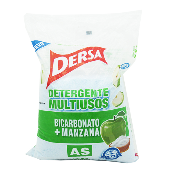 Detergente Polvo As Bicarbonato + Manzana 2000Gr