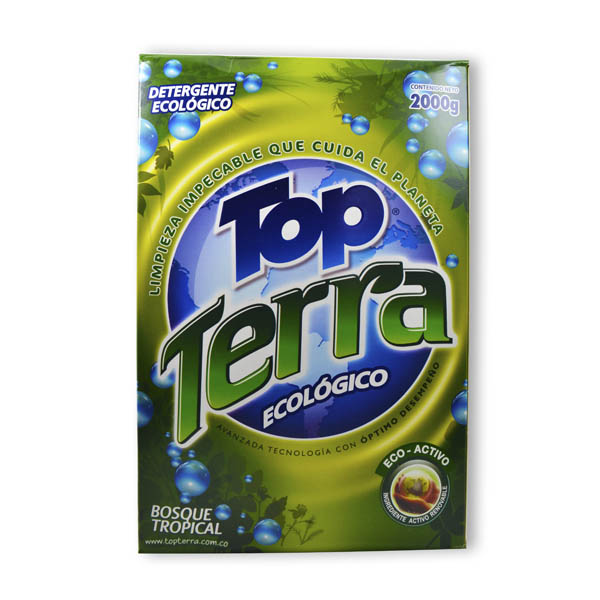 Detergente Polvo Top Terra Ecologico 2000Gr