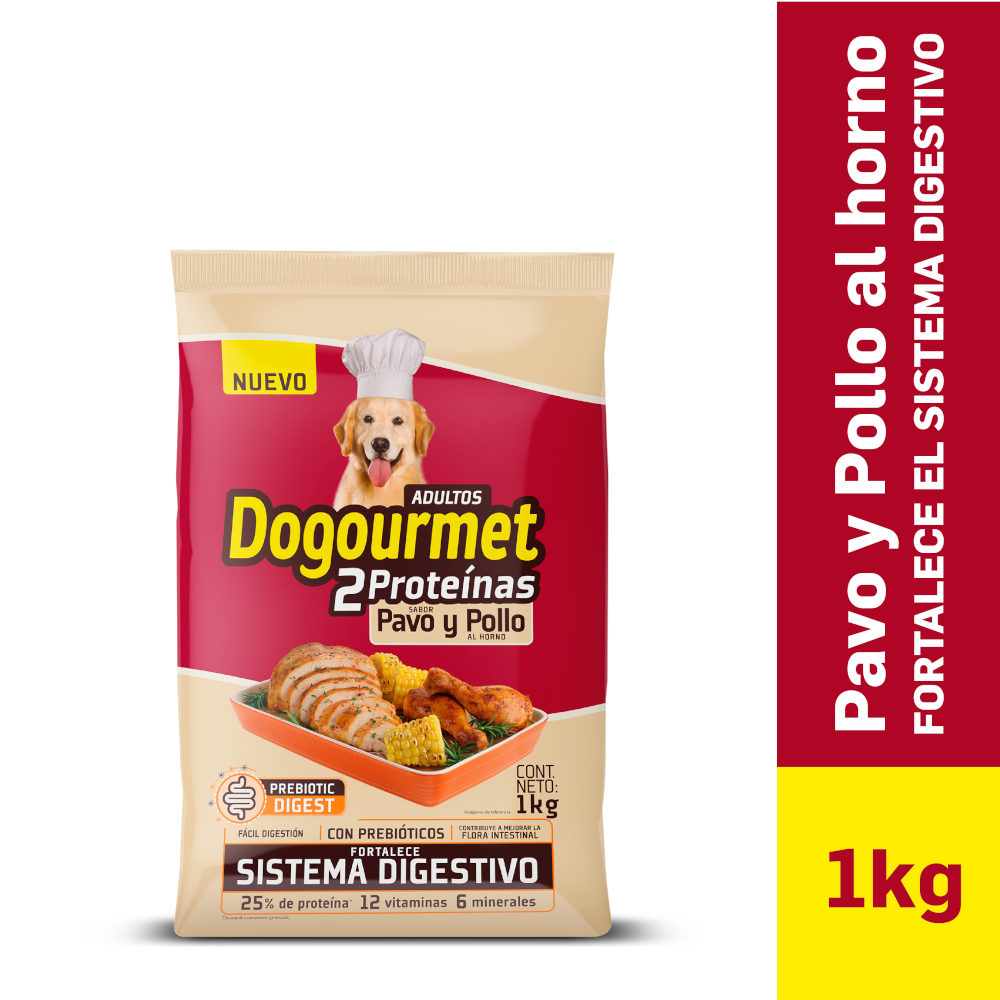 Dogourmet  Adultos Pavo Y Pollo Al Horno  1000Kg