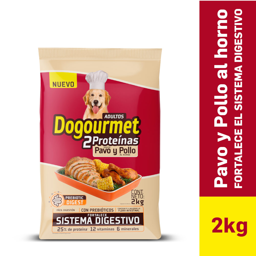 Dogourmet  Pavo Y Pollo Adultos 2000Kg