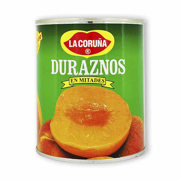 Duraznos En Mitades La Coruña Lata 820Gr