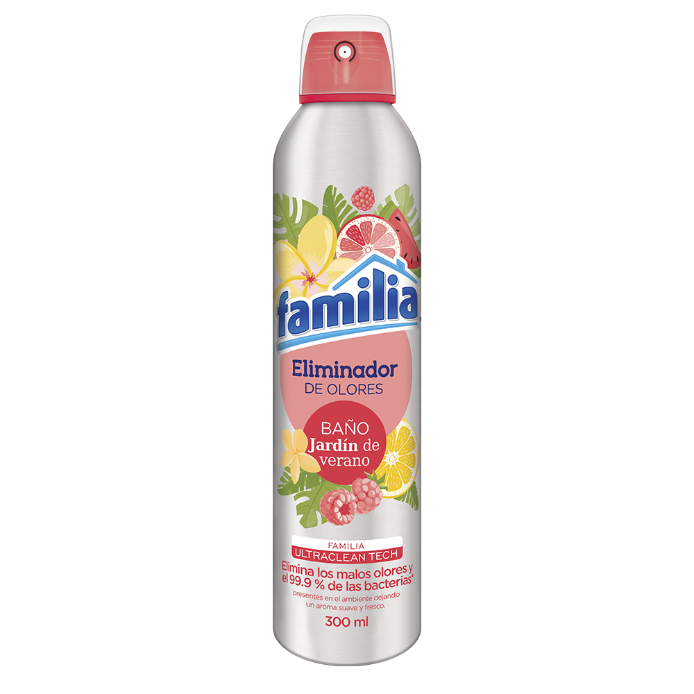 Eliminador Olores Familia Baño Jardín 300Ml