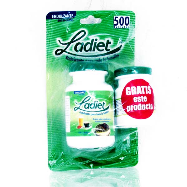 Endulzante Ladiet Tabletas 500 Unidades