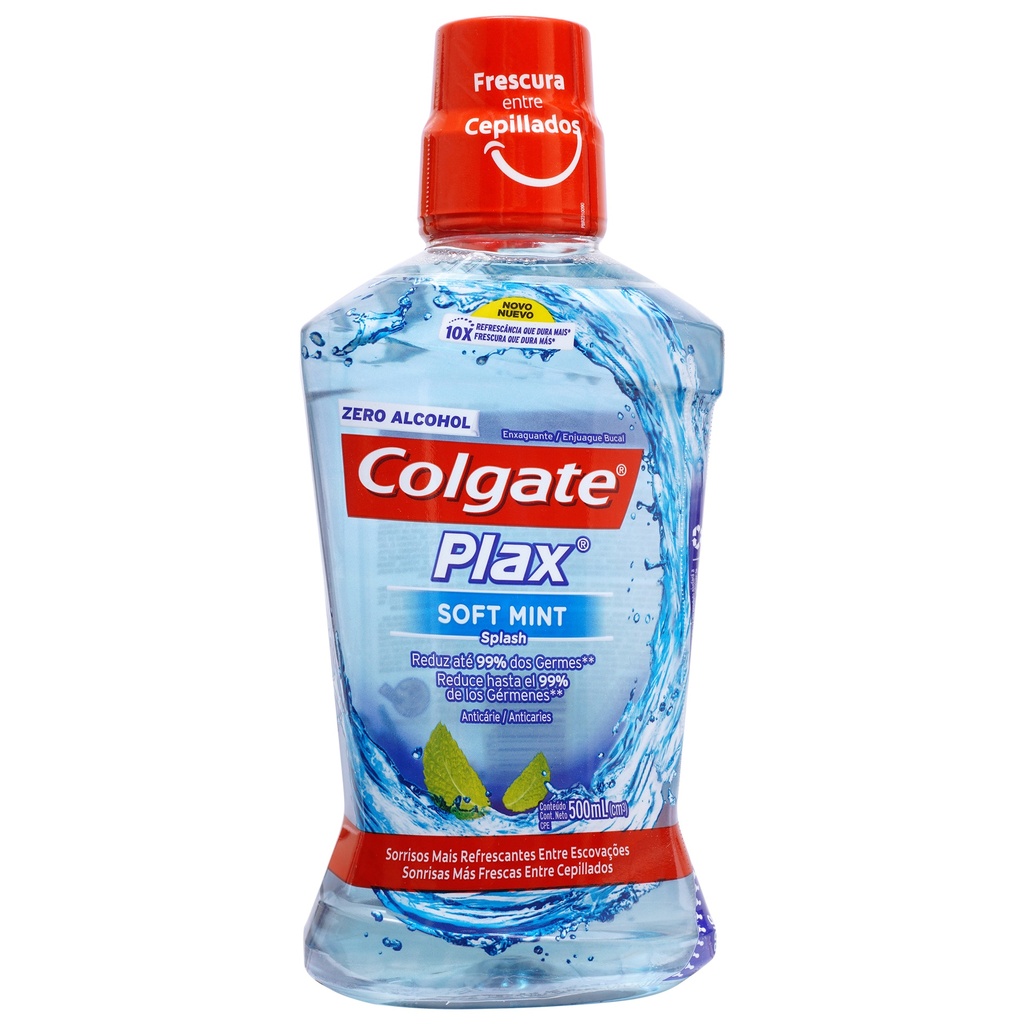 Enjuague Bucal Colgate Plax Sin Alcohol 500Ml