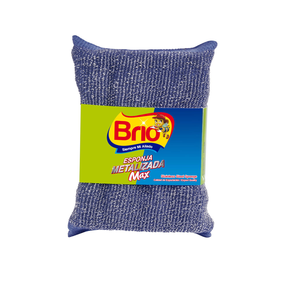 Esponja Brio Metalizada Max