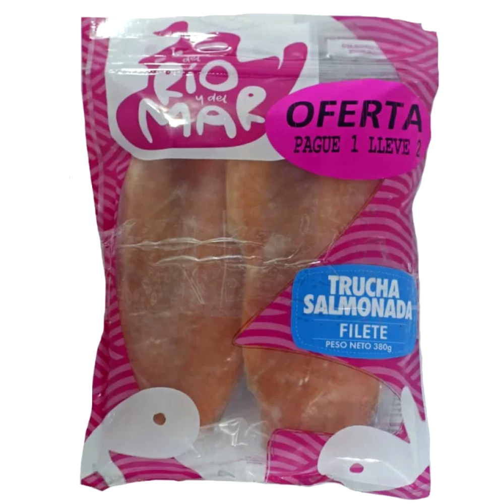 Filete Trucha Salmonada Del Rio y Del Mar Pague 1 Lleve 2 380Gr