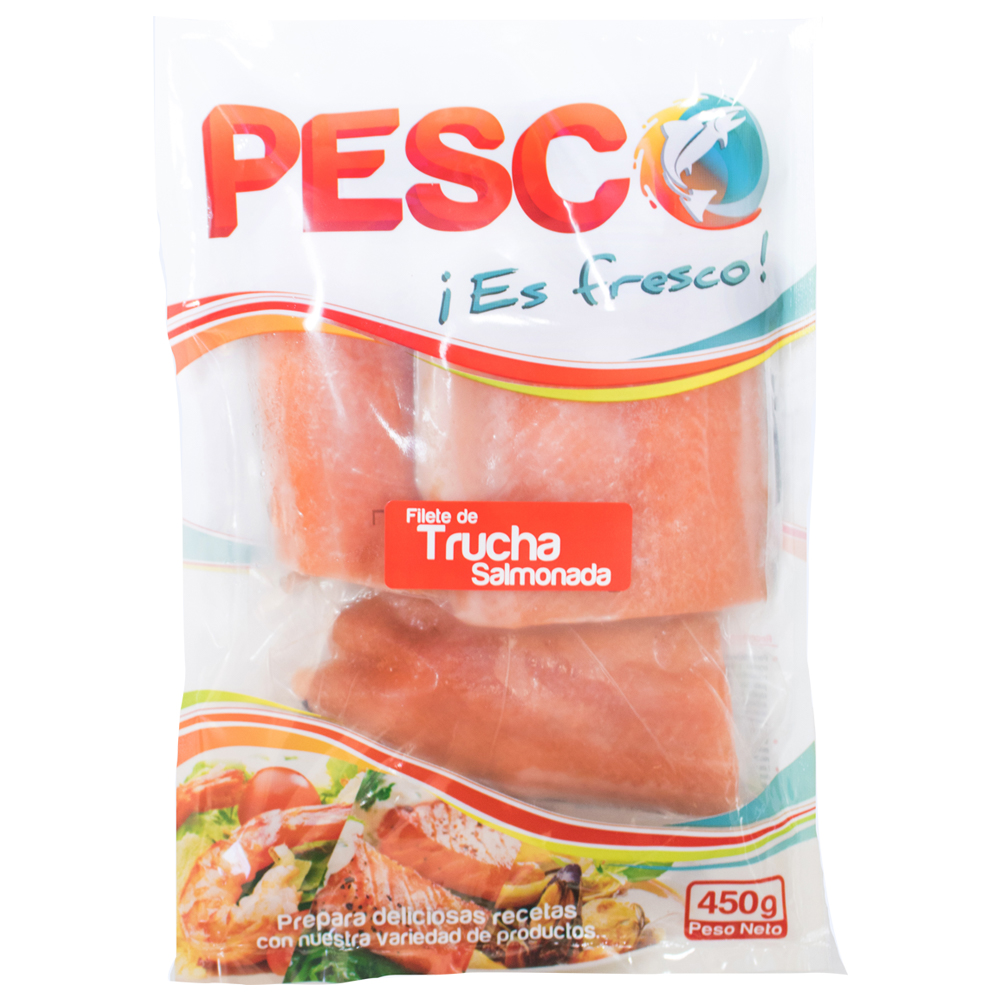 Filete Trucha Salmonada Pesco 450Gr