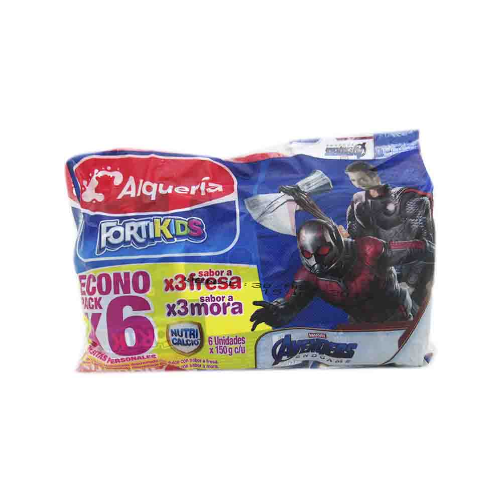 Fortikids Fresa Mora 6 Unidades 150Gr