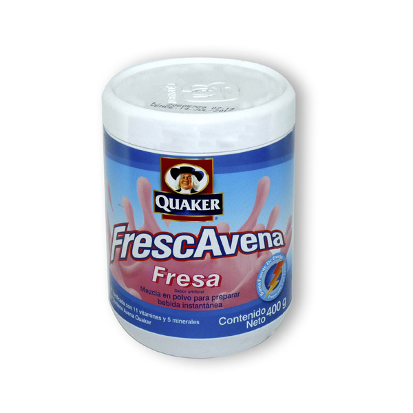 Frescavena Quaker Fresa Tarro 400Gr