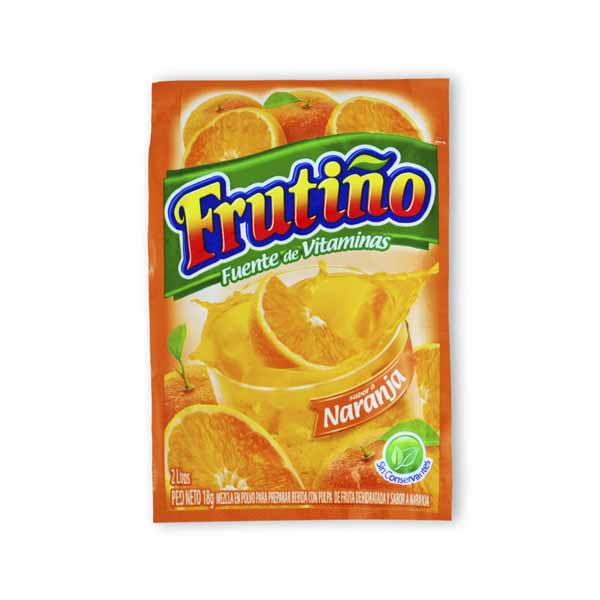 Frutiño Naranja 18Gr