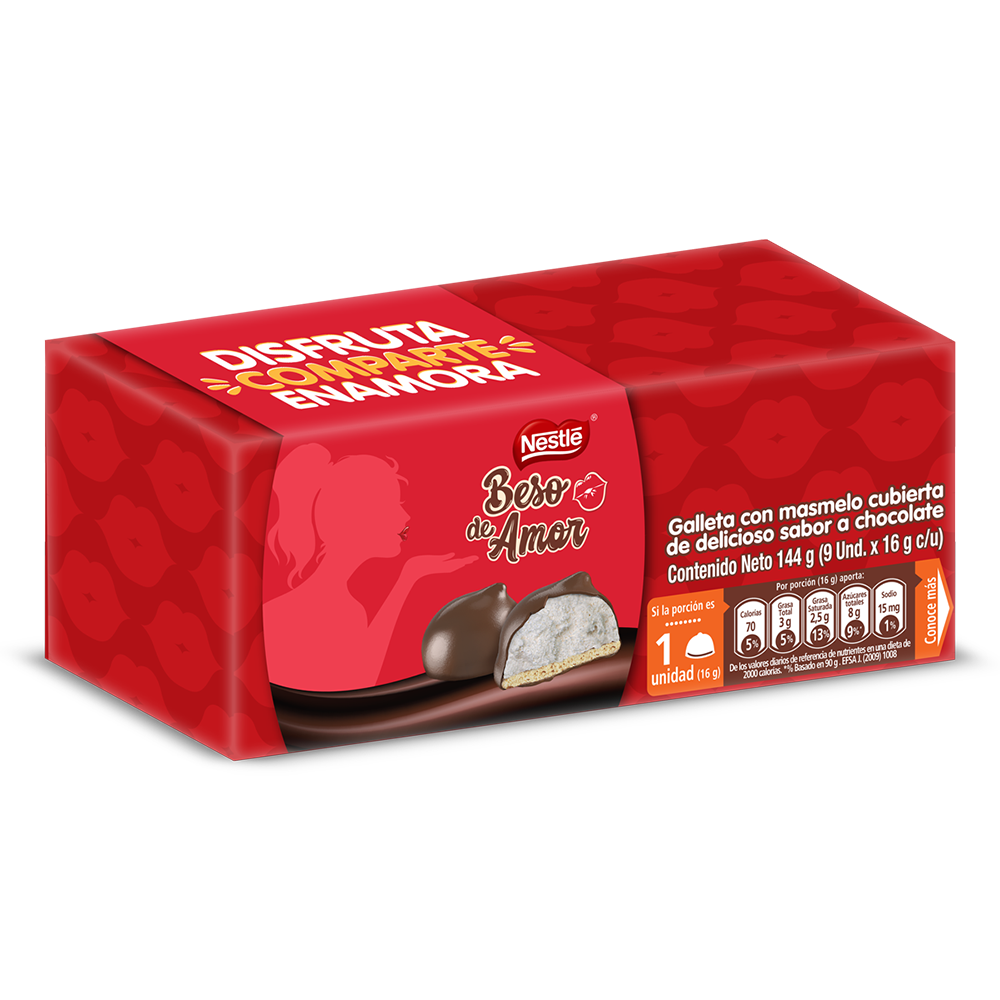Galleta Beso De Amor Nestle 144Gr