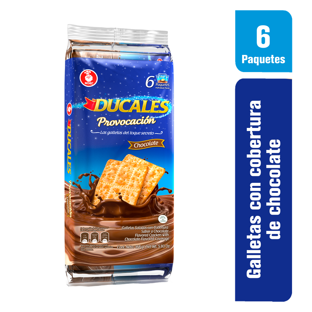 Galletas Ducales Provocación 6 Unidades 168Gr