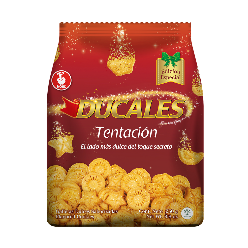 Galletas Navidad Ducales Tentación 250Gr