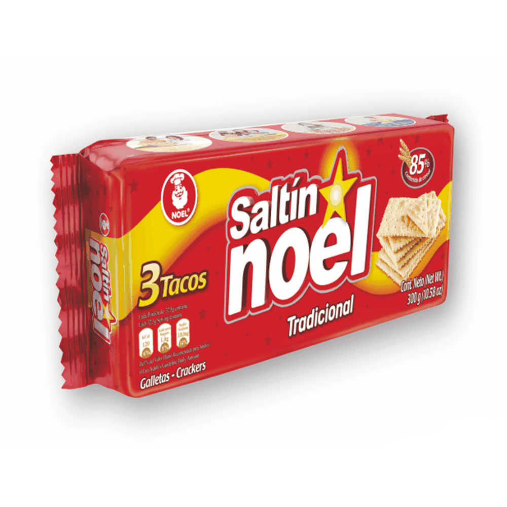 Galletas Saltín Noel 3 Tacos 300Gr