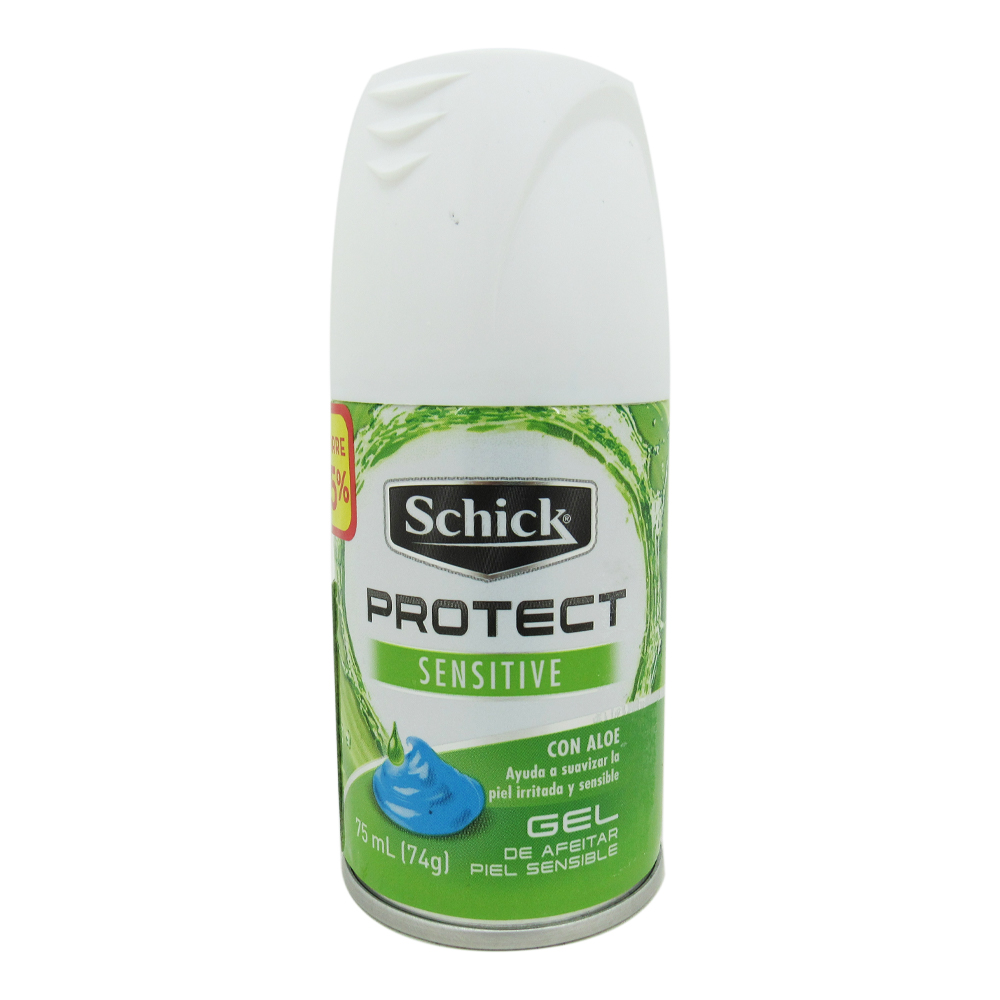 Gel Afeitar Schick Protect Sensitive 75Ml
