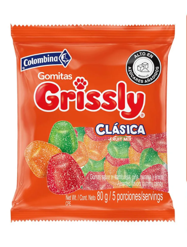 Gomas Grissly Clasica 80Gr