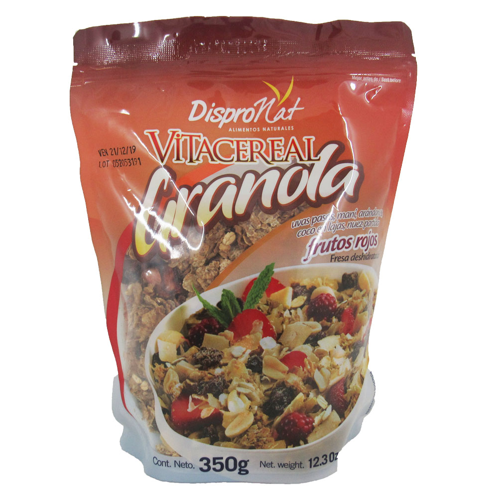 Granola Dispronat Frutos Rojos 350Gr