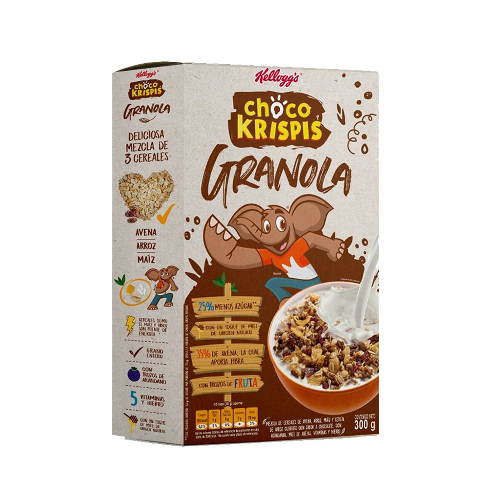 Granola Kellogg's Kids Choco Krispi 300Gr