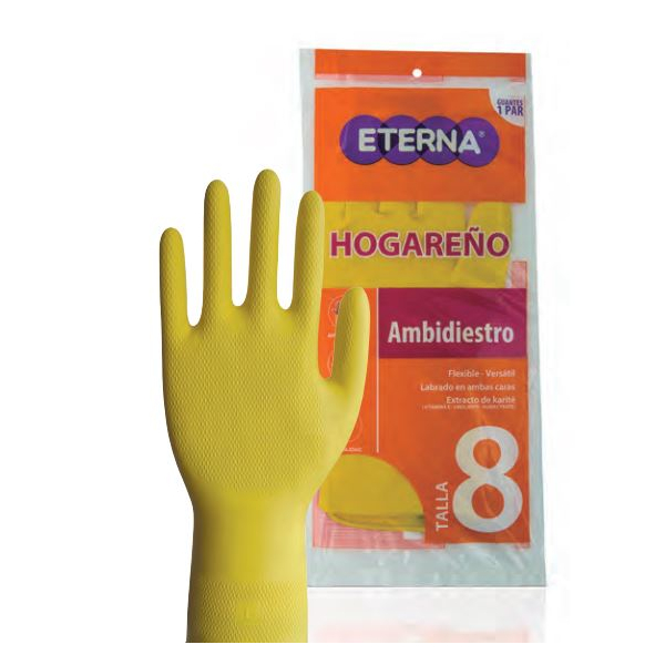 Guantes Eterna Hogareño Ambidiestros Talla 8