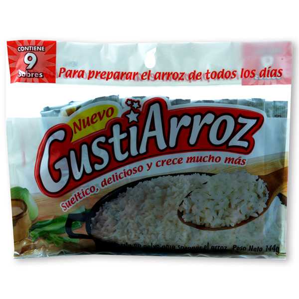 Gustiarroz Paquete 9 Unidades 144Gr