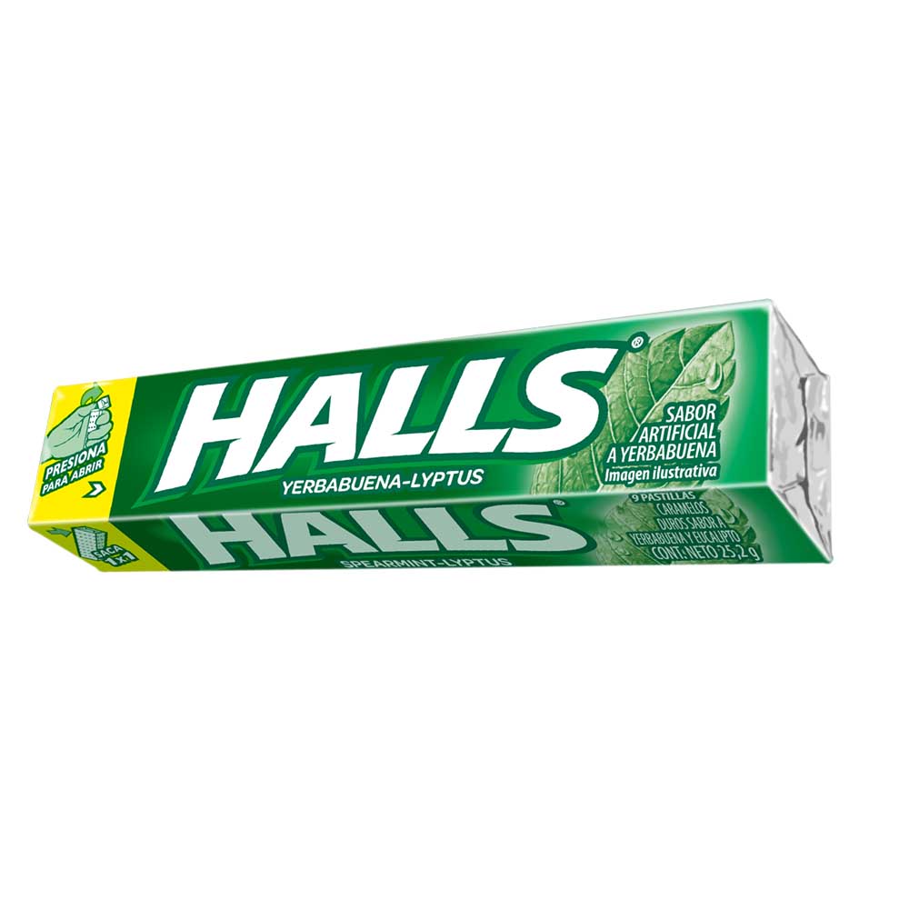 Halls Yerbabuena Lyptus 9 Unidades