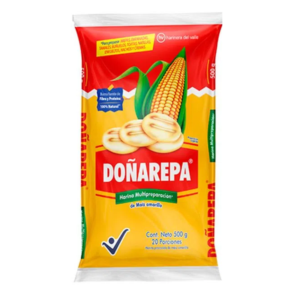 Harina Maiz Amarillo Doñarepa 500Gr