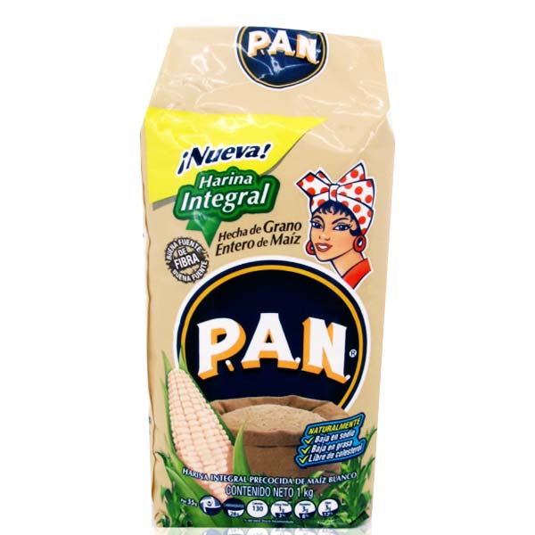 Harina Maiz Integral Pan 1000Gr