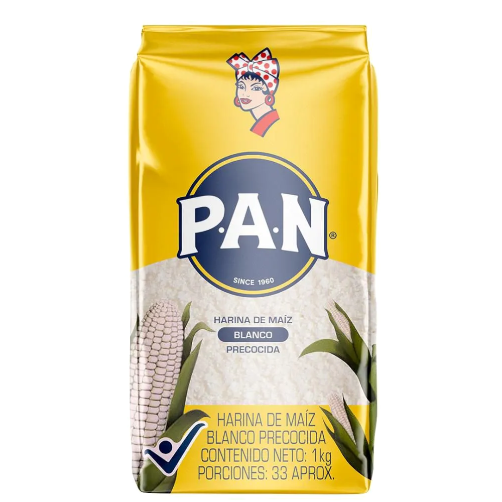 Harina Maiz Pan Blanca 1000Gr