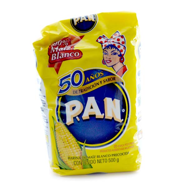 Harina Maíz Pan Blanca 500Gr