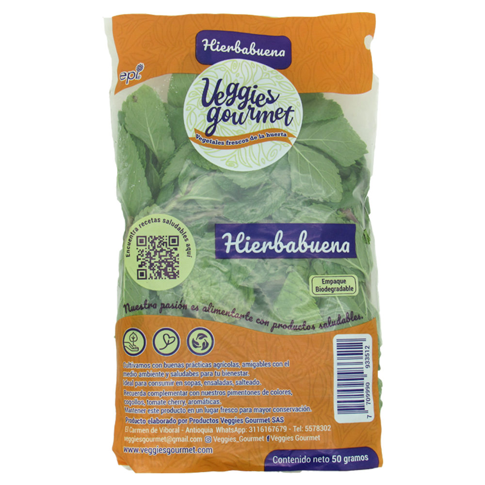 Hierbabuena Veggies Gourmet Bolsa 50Gr