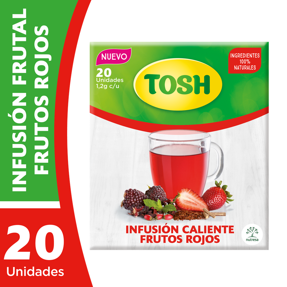 Infusion Tosh Frutos Rojos 24Gr