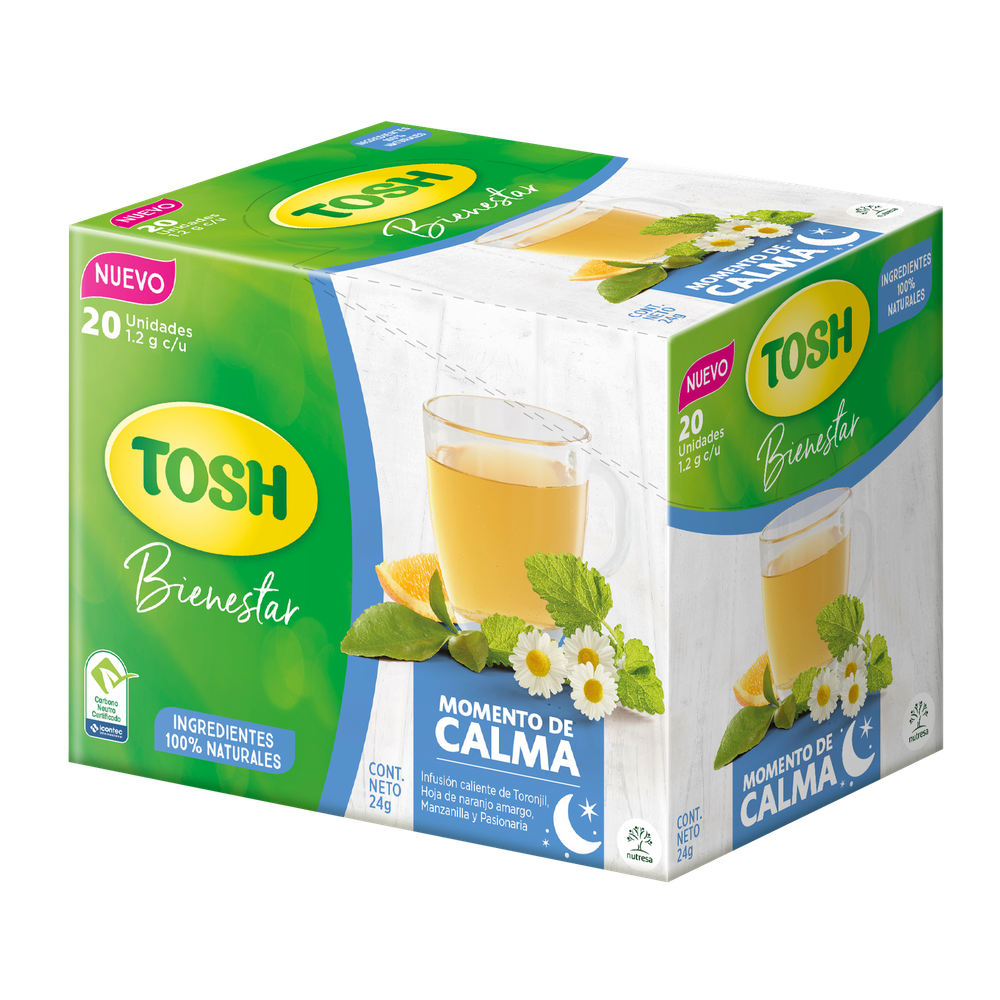 Infusion Tosh Momento De calma 20 Unidades 24Gr