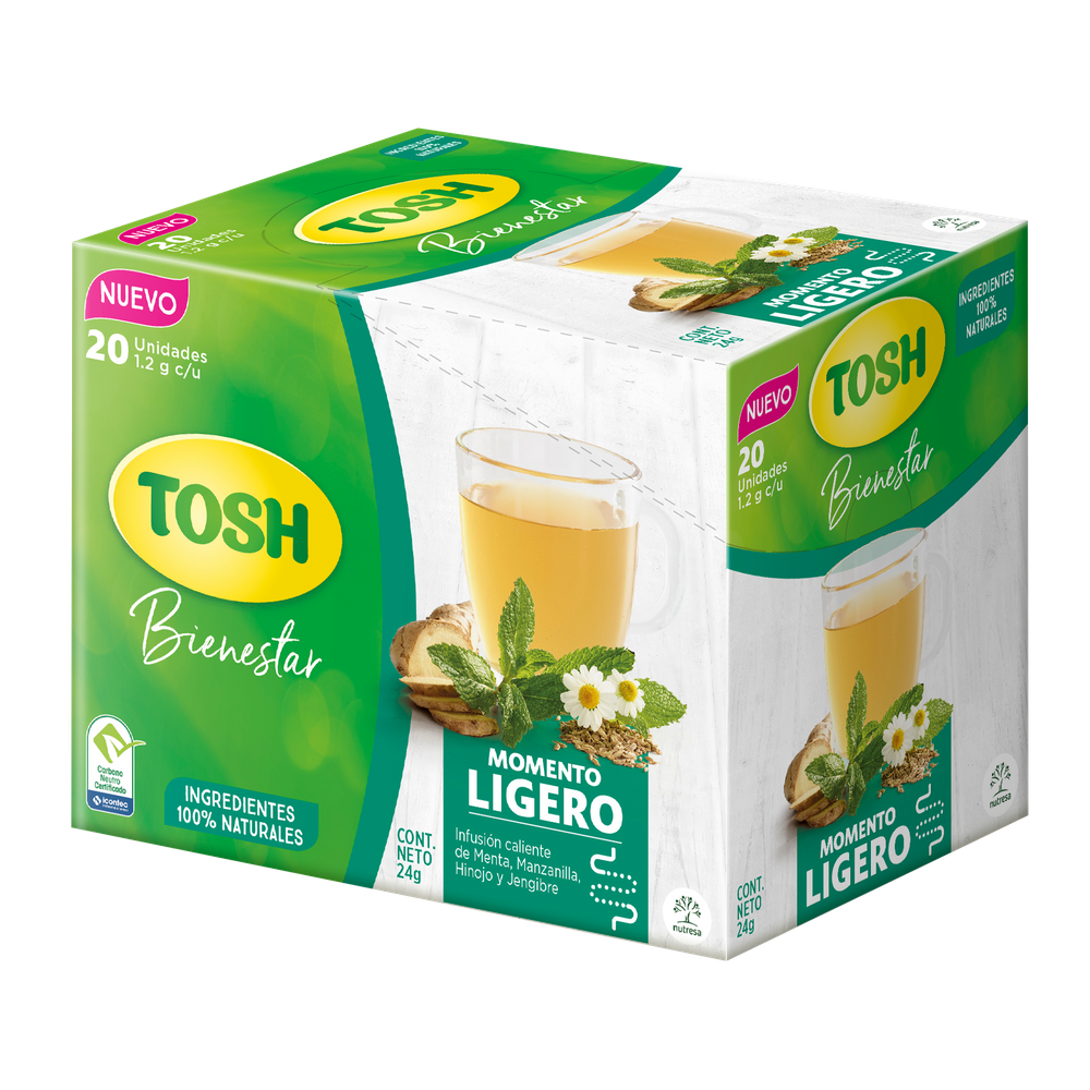 Infusion Tosh Momento Ligero 20 Undades 24Gr