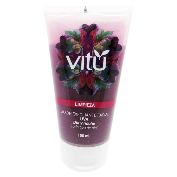 Jabón Exfoliante Vitu Uva 150Ml