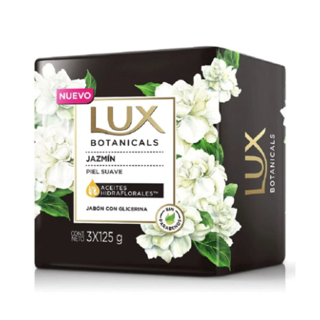Jabón Lux Jazmín 3 Unidades 375Gr