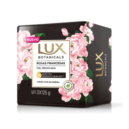 Jabón Lux Rosas Francesas 125Gr 3 Unidades