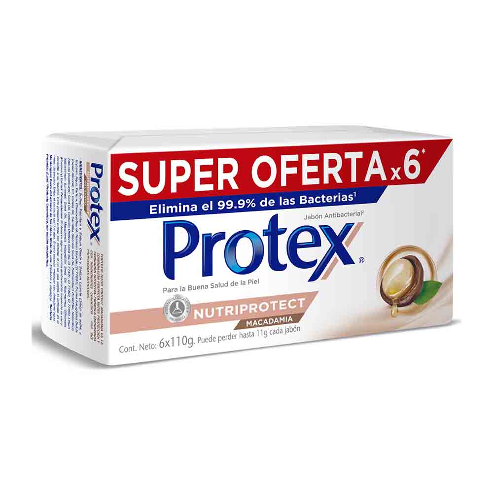 Jabón Protex Macadamia 110G 6 Unidades