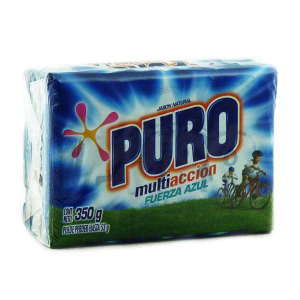 Jabón Puro Multiacción Fuerza Azul 350Gr