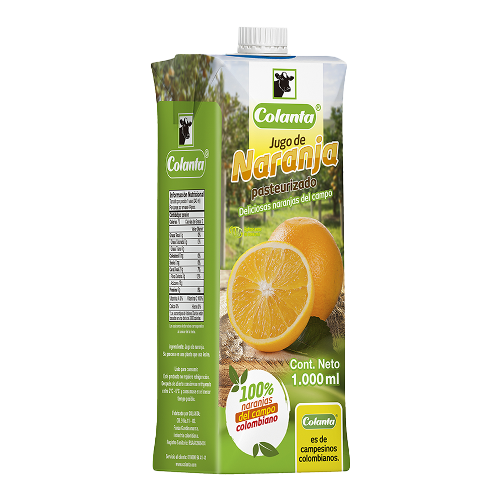 Jugo Naranja Colanta UHT 1000Ml