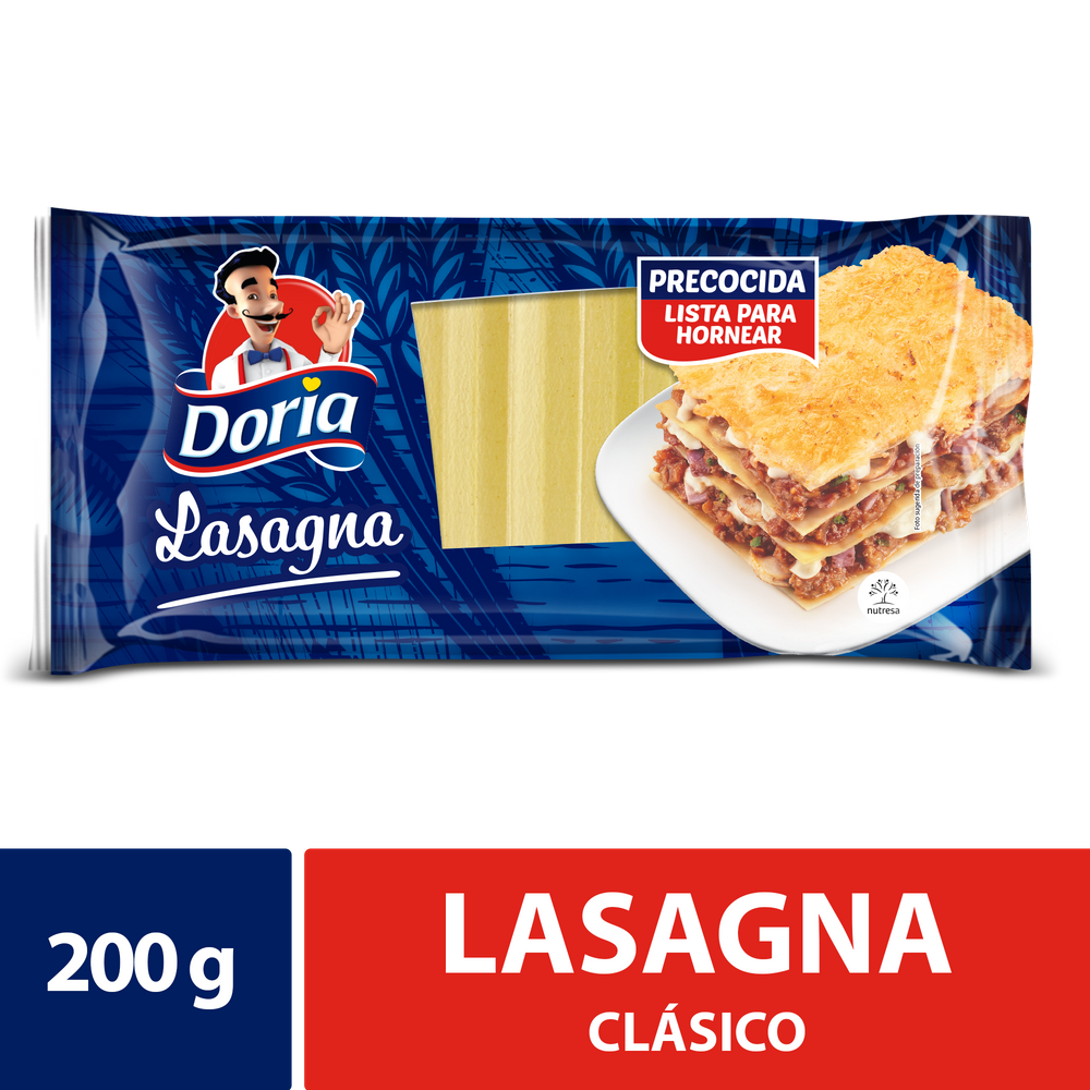 Lasagna Doria Precocida 200Gr