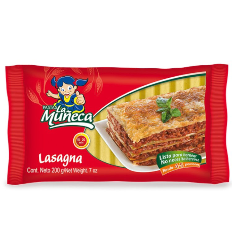 Lasagna La Muñeca 200Gr