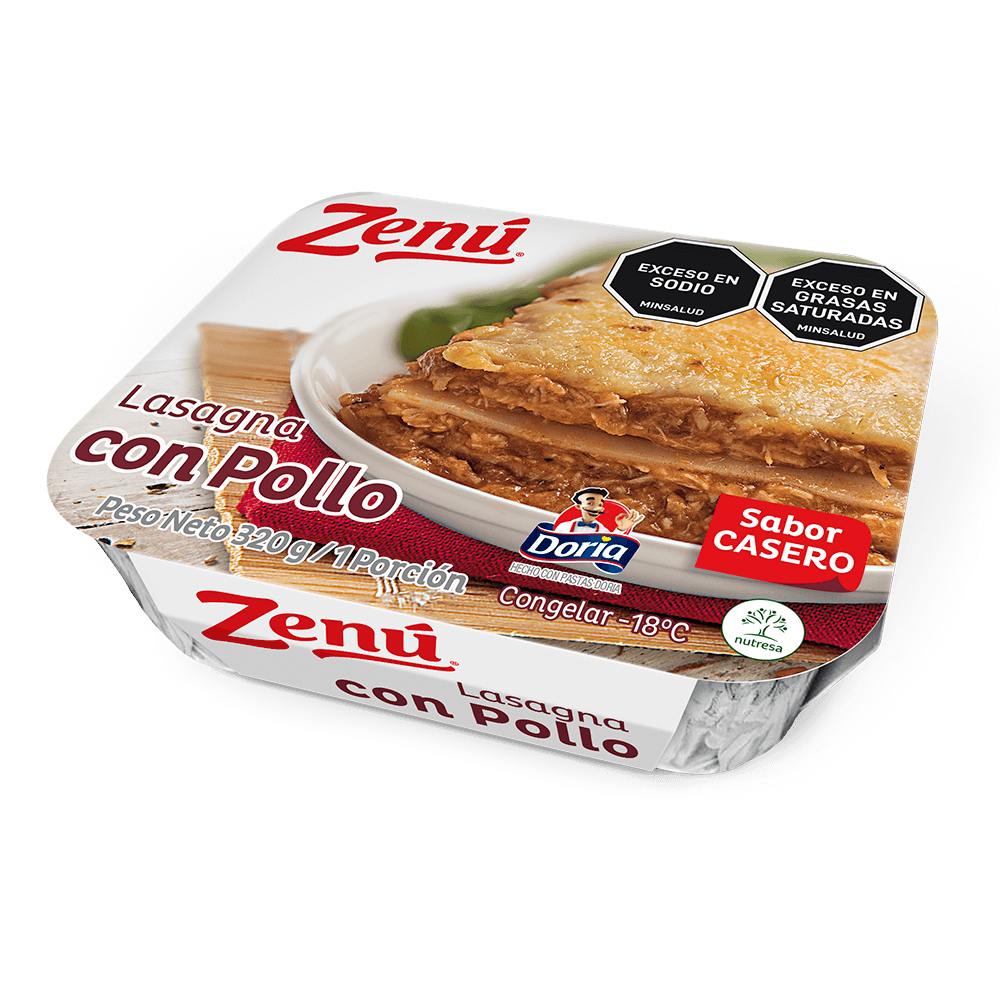 Lasagna Zenú  De Pollo 320Gr