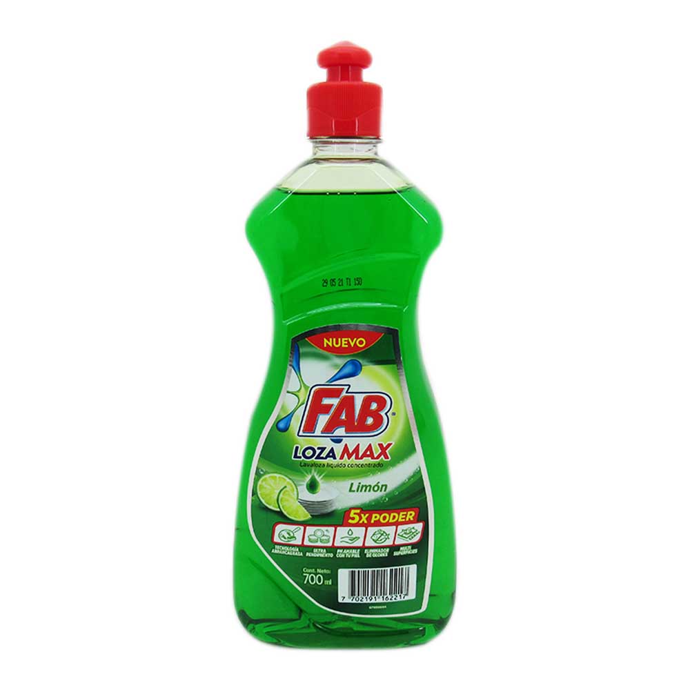 Lavaplatos Liquido Fab Limon 700Ml