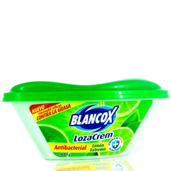 Lavaplatos Loza Crem Blancox Limón 450Gr