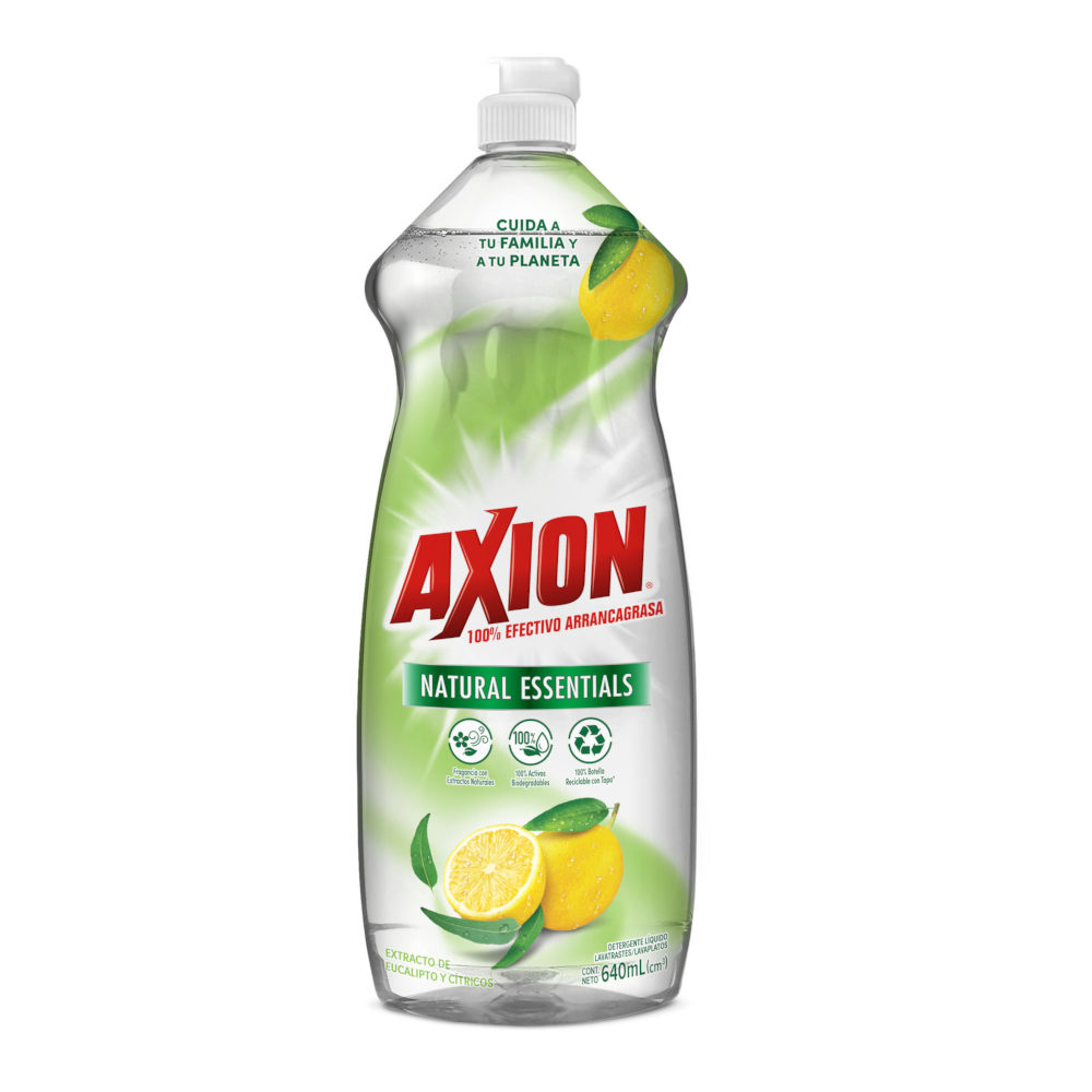 Lavaplatos Líquido Axion Natural Essentials 640Ml