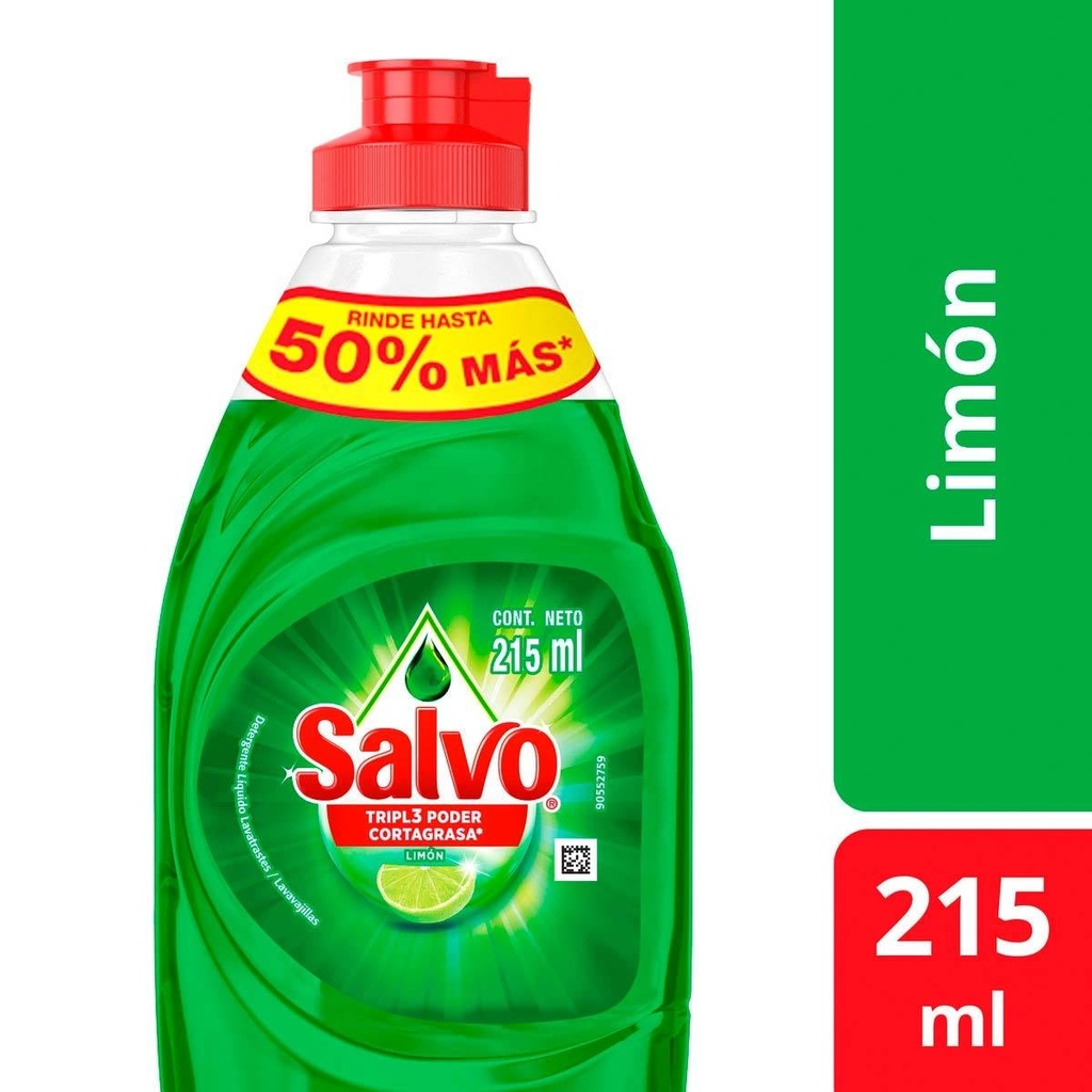 Lavaplatos Líquido Salvo Limón 215Ml
