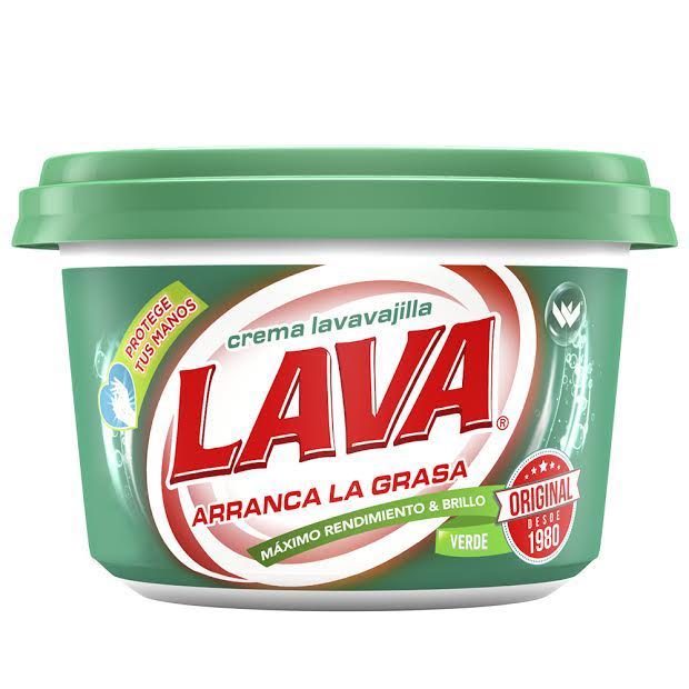 Lavavajilla Lava Verde Crema 500Gr