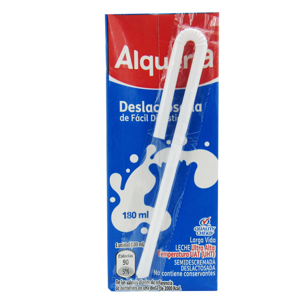 Leche Alqueria Deslactosada Tetrapack 180Ml